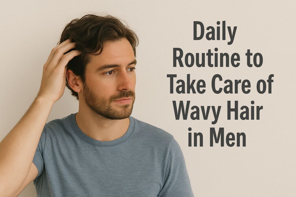 How to Take Care of Wavy Hair in Men