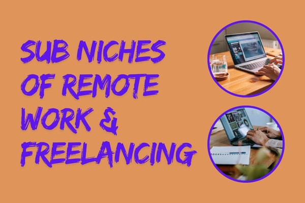 Sub Niches of Remote Work & Freelancing